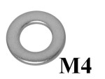Podkładka płaska M4 DIN 125 A2