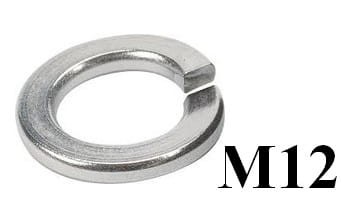 Podkładka sprężysta nierdzewna normy DIN 127 ze stali A2 - M12