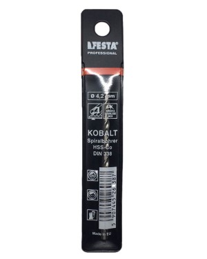 Wiertło do metalu HSSCo-kobalt 4,2 mm FESTA 