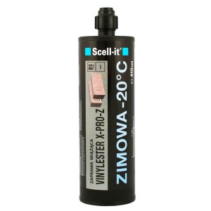 Kotwa chemiczna winyloestrowa zimowa bez styrenu 410 ml Scell-it