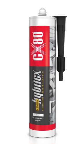 Klej uszczelniający HYBRICX PREMIUM CX80 biały 290 ml