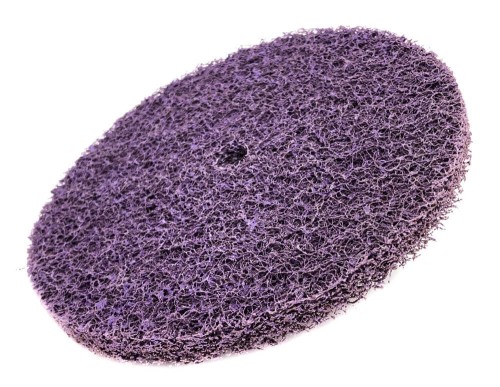 Koło HD-DC włóknina ścierna fioletowa Scotch-Brite HD 3M 150 mm.