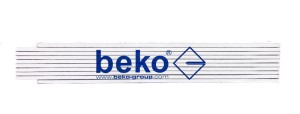 Miara drewniana składana 2m ze skalą kątową BEKO