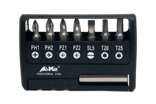Zestaw 7 bitów + uchwyt magnetyczny szybkozłączny do bitów K2