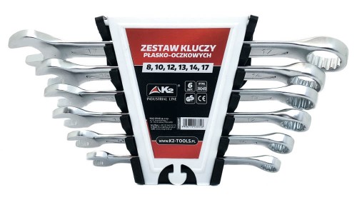 Zestaw kluczy płasko - oczkowych K2 - 6 szt.