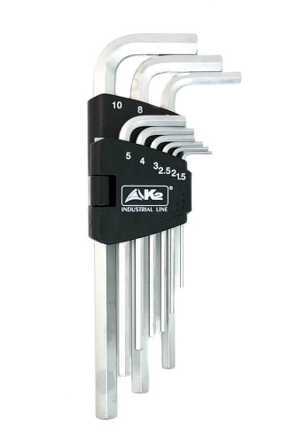 Zestaw kluczy imbusowych długich K2 - 9 szt.