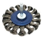 Szczotka tarczowa z drutem splatanym na trzpieniu OSBORN