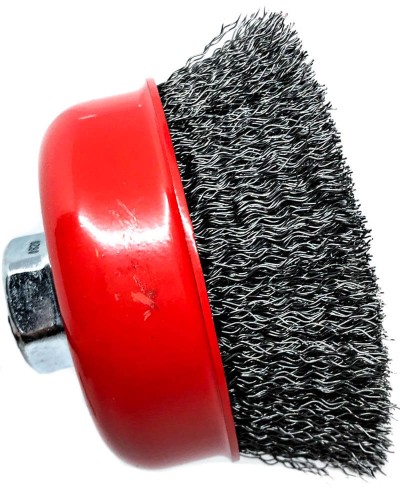 Szczotka garnkowa doczołowa z drutu falistego (karbowanego) M14 OSBORN