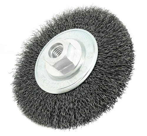 Szczotka tarczowa drut karbowany gwint M14 115 mm OSBORN