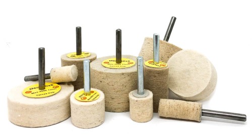 Trzpieniówki walcowe z filcu - różne rozmiary