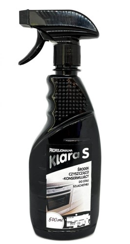 Preparat czyszcząco-konserwujący do stali nierdzewnej KLARA S marki KLARA MK o pojemności 500 ml