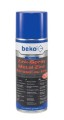 Cynk - Spray srebrny matowy TecLine BEKO do cynkowania na zimno - pojemność 400 ml