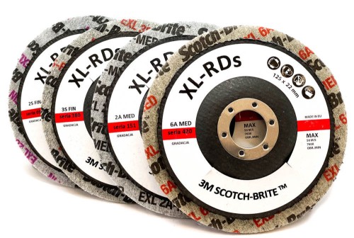 Dyski talerzowe z włókniny sprasowanej 3M XL-RD 125 x 6 mm XL-RD