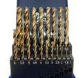 Zestaw 19 szt. wierteł kobaltowych HSSE marki PFERD w rozmiarze 1-10mm