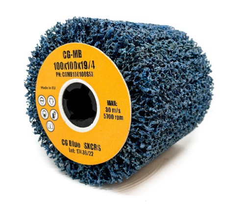 ściernica walcowa 3M CG-MB 100x100x19 S-XCRS niebieska