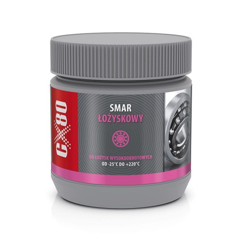 Smar łożyskowy (do łożysk wysokoobrotowych i średnioobrotowych) CX80 - 500 g
