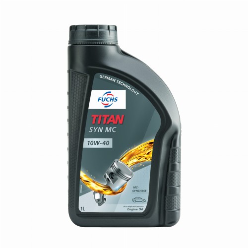 Olej silnikowy półsyntetyczny Fuchs Titan Syn MC SAE 10W-40 1L.