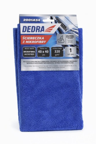 Ściereczka z mikrofibry uniwersalna DEDRA 2001A34.
