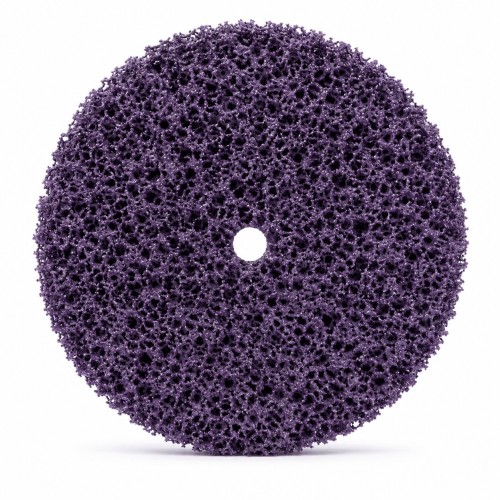 Koło (krążek) włóknina ścierna fioletowa 3M Clean&Strip CS-DC, gradacja S-XCRS 3M 150 mm.