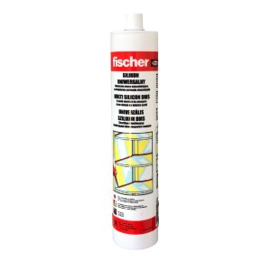 Silikon uniwersalny 310ml bezbarwny FISCHER