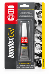 Klej cyjanoakrylowy w żelu CX80 BONDICX GEL 3g