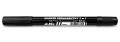 Marker permanentny dwustronny 2w1 PRO K2 czarny (1 szt.).