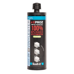 Kotwa chemiczna winyloestrowa zimowa bez styrenu 410 ml Scell-it
