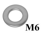 Podkładka płaska M6 DIN 125 A2