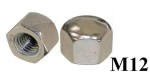Nakrętka  ślepa M12 DIN 917 A2