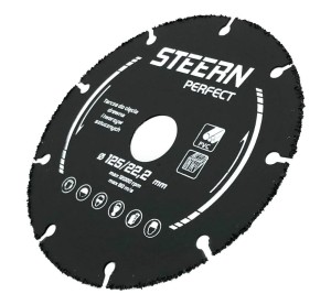 Tarcza do drewna i tworzyw sztucznych 125 mm STEERN PERFECT
