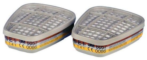 Filtr - pochłaniacz 3M 6057 ABE1 przeciw gazom i parom nieorganicznym do masek i półmasek 3M.