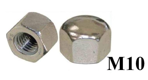 Nakrętka ślepa sześciokątna normy DIN 917 ze stali A2 - M10