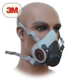 Półmaska 3M 6200 średnia M - prezentacja na modelu.
