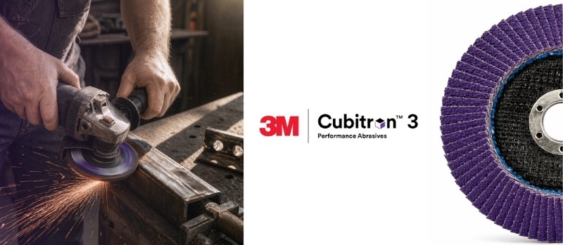 Dysk lamelkowy 3M Cubitron 3 1169F do szlifowania stali nierdzewnej i węglowej